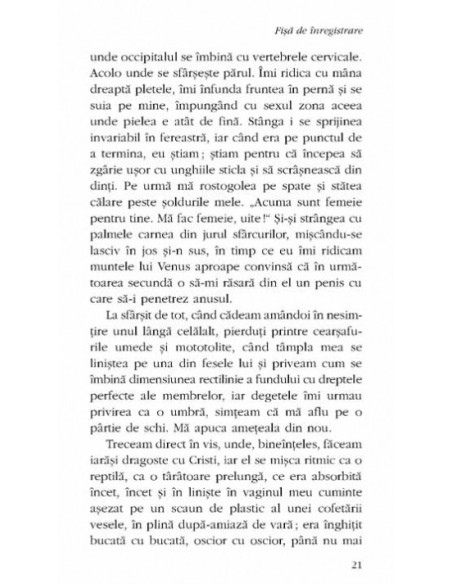 Fişă de înregistrare