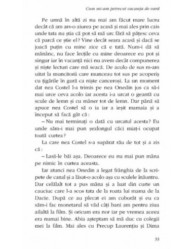 Cum mi-am petrecut vacanţa de vară