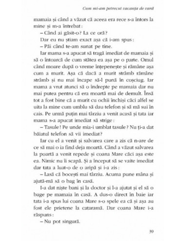 Cum mi-am petrecut vacanţa de vară