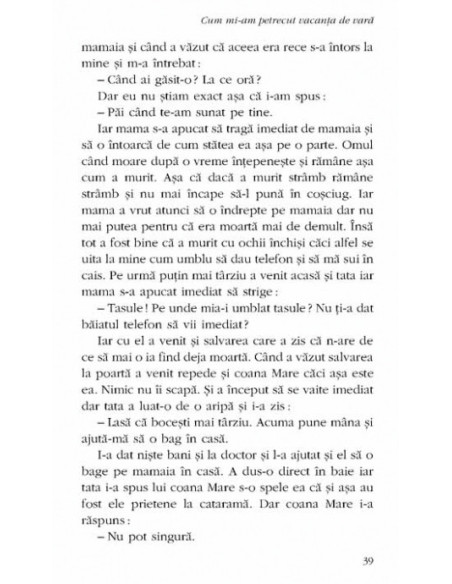 Cum mi-am petrecut vacanţa de vară