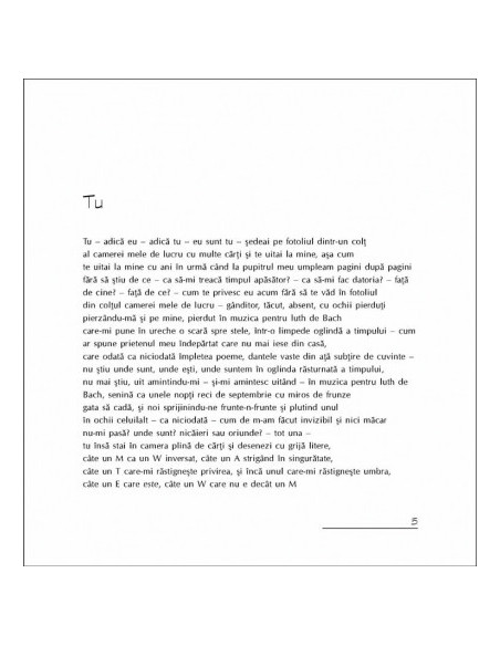 Tu: elegii şi invenţii