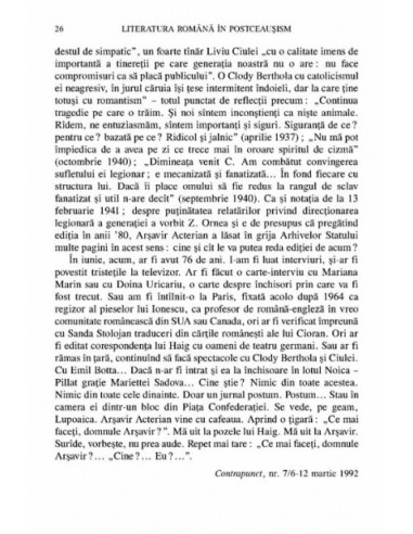 Literatura română în postceaușism. 