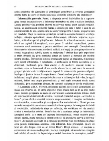 Introducere în sistemul mass-media Introducere în sistemul mass-media