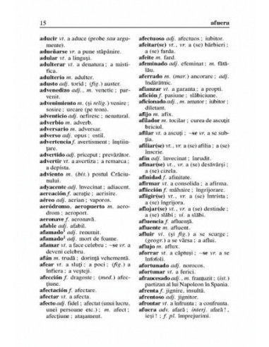 Dicționar de buzunar...