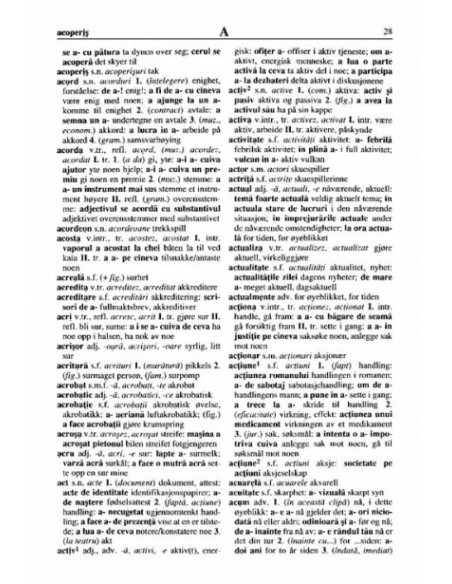 Dicționar român-norvegian/Rumensk-norsk ordbok