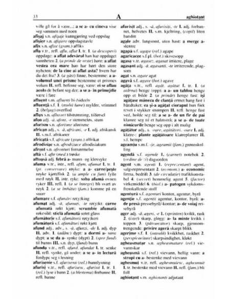 Dicționar român-norvegian/Rumensk-norsk ordbok