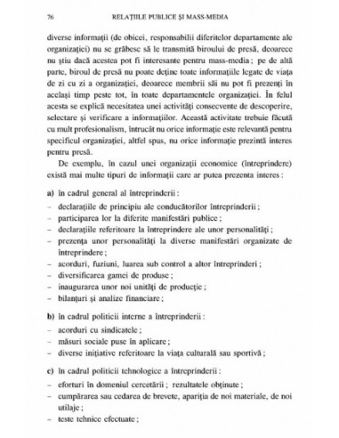 Relațiile publice și mass-media 