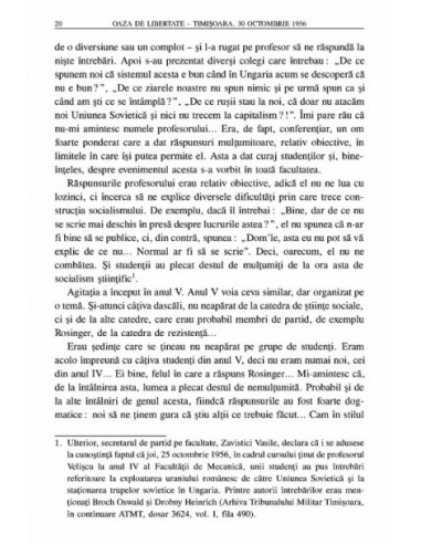 Oaza de libertate. Timișoara, 30...