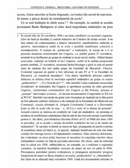Oaza de libertate. Timișoara, 30 octombrie 1956