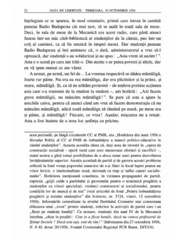 Oaza de libertate. Timișoara, 30...