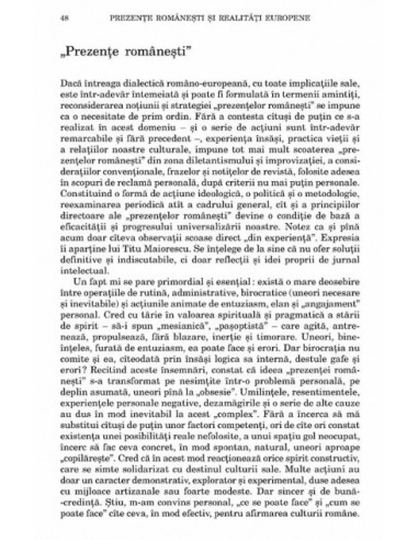 Prezenţe româneşti şi realităţi...