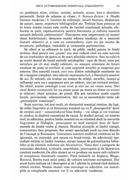 Prezenţe româneşti şi realităţi europene. Jurnal intelectual