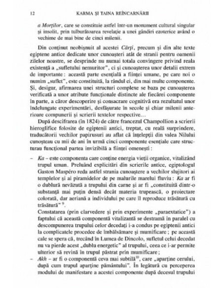 Karma şi taina reîncarnării