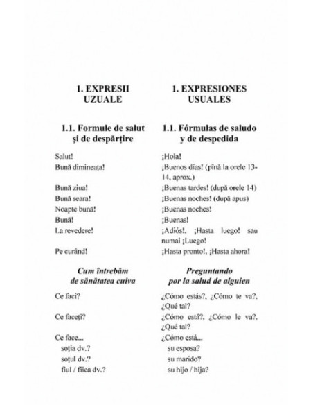 El espanol para ti. Manual de conversație (ediția a II-a)