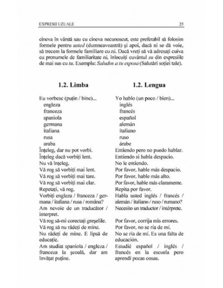 El espanol para ti. Manual de conversație (ediția a II-a)