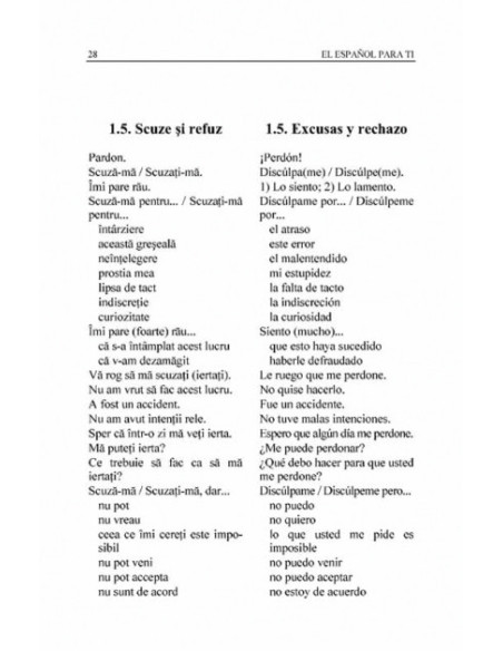 El espanol para ti. Manual de conversație (ediția a II-a)