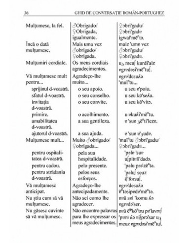 Ghid de conversație român-portughez