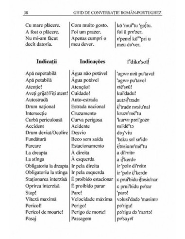 Ghid de conversație român-portughez