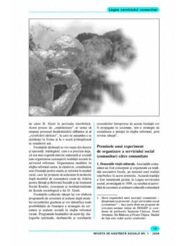 Revista de Asistență Socială. Nr. 1/2004 Revista de Asistență Socială. Nr. 1/2004