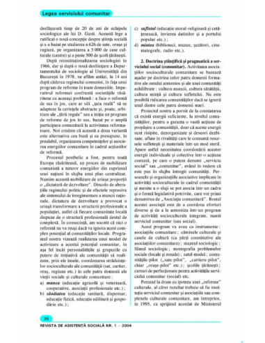 Revista de Asistență Socială. Nr. 1/2004 Revista de Asistență Socială. Nr. 1/2004