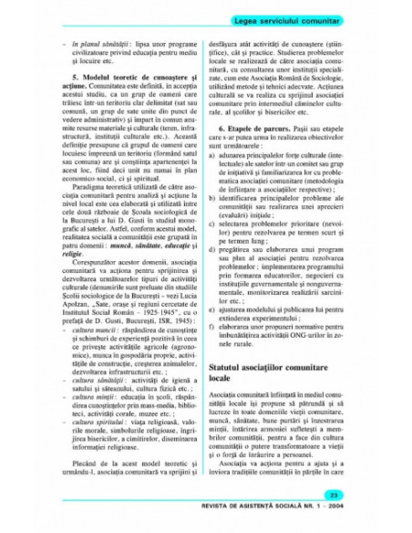Revista de Asistență Socială. Nr. 1/2004