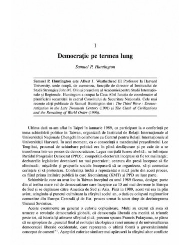 Cum se consolidează democrația