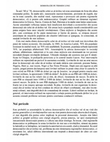 Cum se consolidează democrația