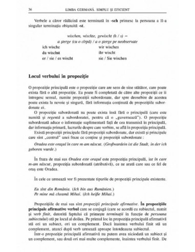 Limba germană. Simplu și eficient