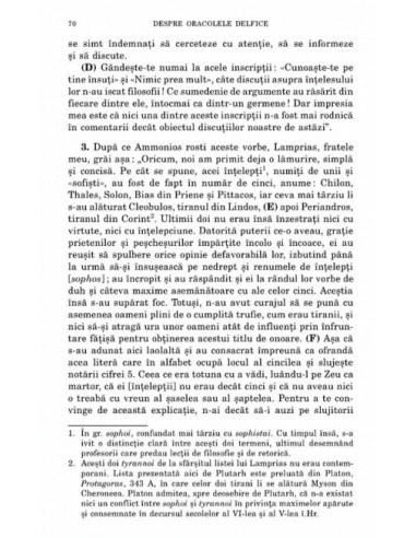 Despre oracolele delfice