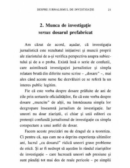 Jurnalismul de investigație. Ghid practic