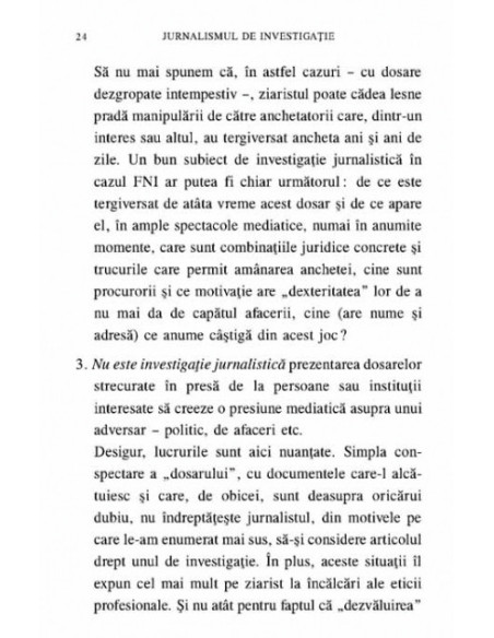 Jurnalismul de investigație. Ghid practic