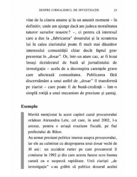 Jurnalismul de investigație. Ghid practic