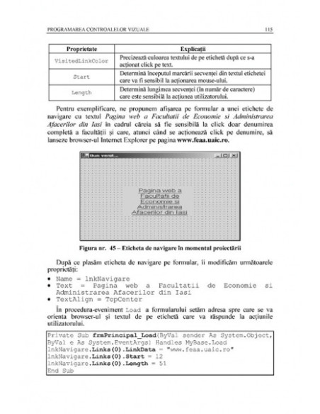 Dezvoltarea aplicaţiilor în Visual Basic.NET