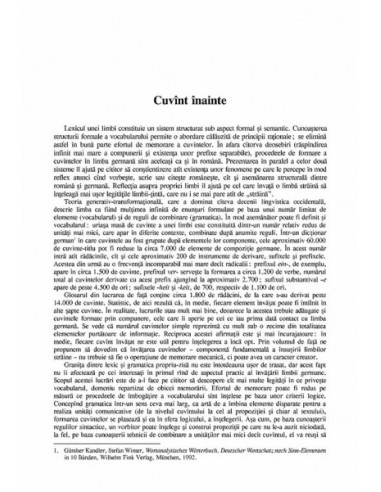 Gramatica contrastivă a limbii germane