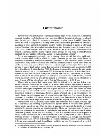 Gramatica contrastivă a limbii germane