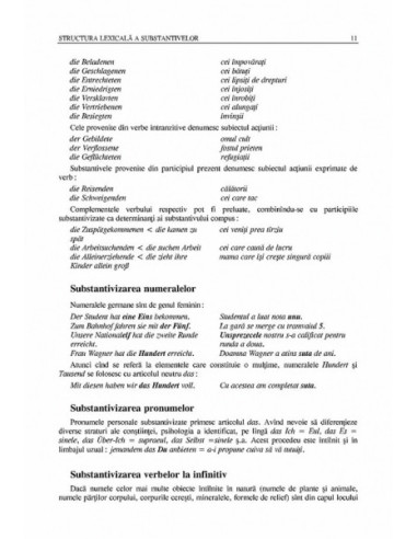 Gramatica contrastivă a limbii germane