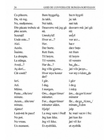 Ghid de conversație român-norvegian