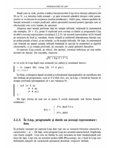 Programare in Lisp. Inteligența...