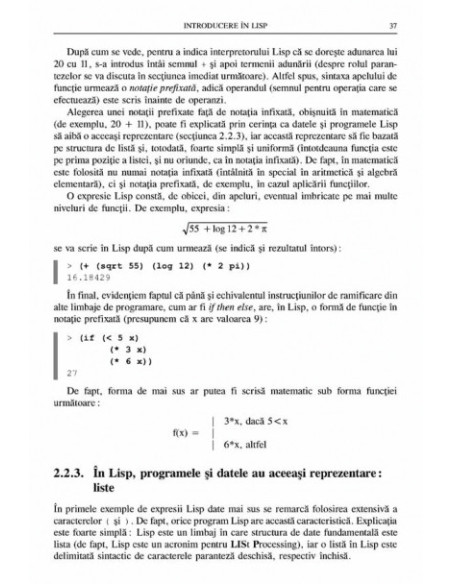 Programare in Lisp. Inteligența artificială și web semantic