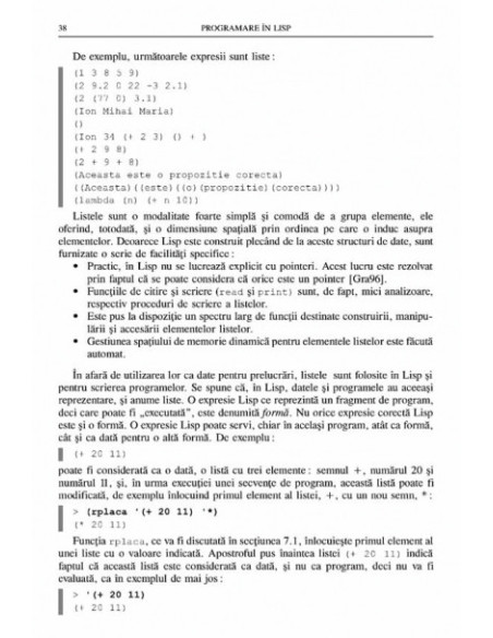 Programare in Lisp. Inteligența artificială și web semantic