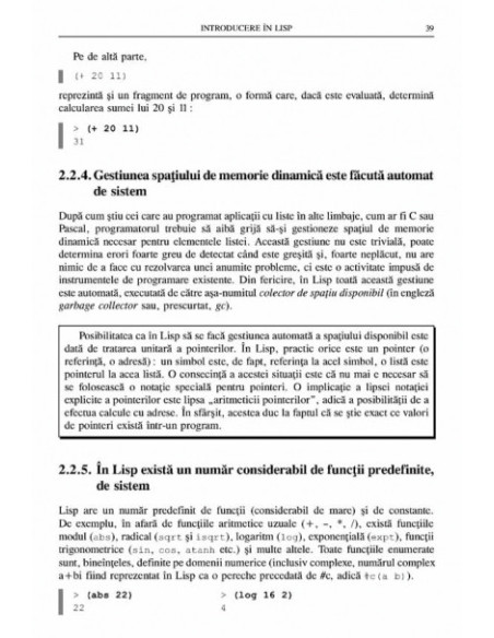 Programare in Lisp. Inteligența artificială și web semantic