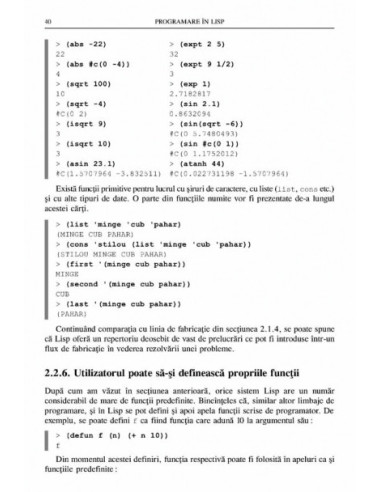 Programare in Lisp. Inteligența...