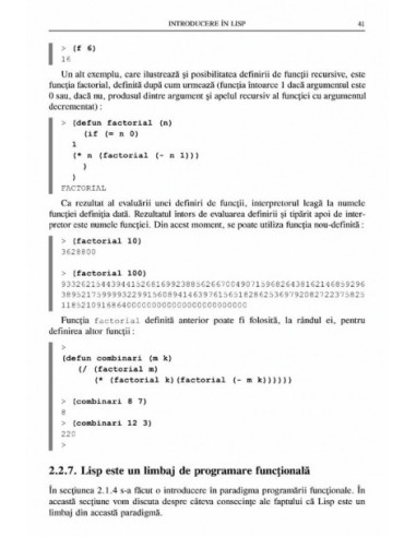 Programare in Lisp. Inteligența...