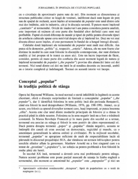 Jurnalismul și cultura populară