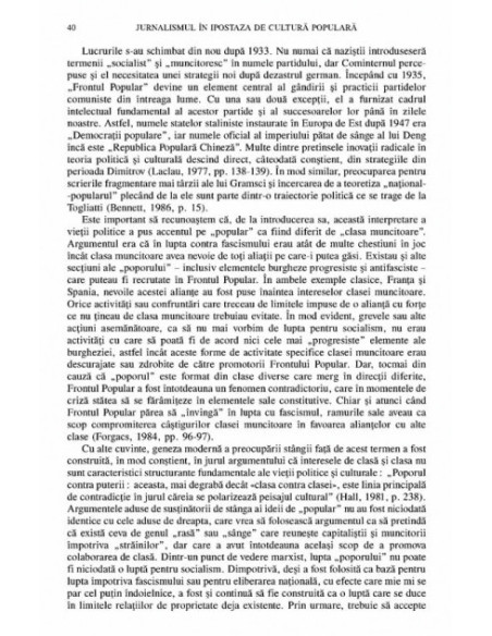 Jurnalismul și cultura populară