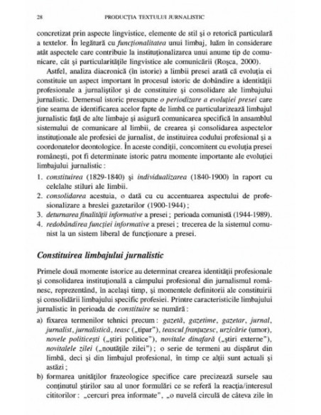 Producția textului jurnalistic