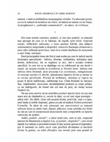 Poezia medievală în limba română...