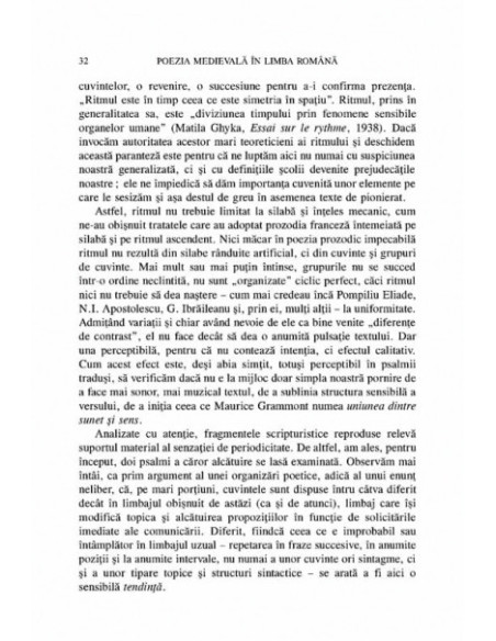 Poezia medievală în limba română (ediția a II-a revăzută)
