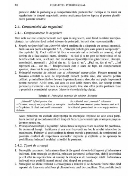 Conflictul interpersonal. Prevenire, rezolvare și diminuarea efectelor