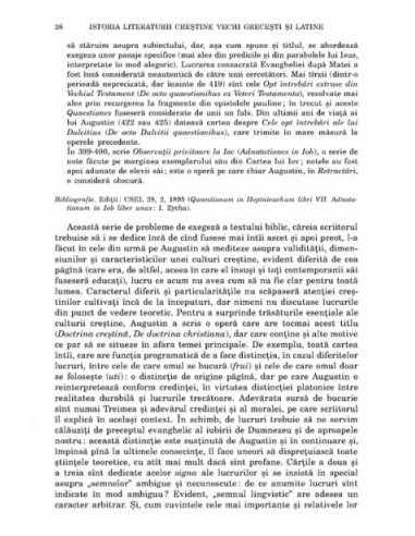 Istoria literaturii creştine vechi...